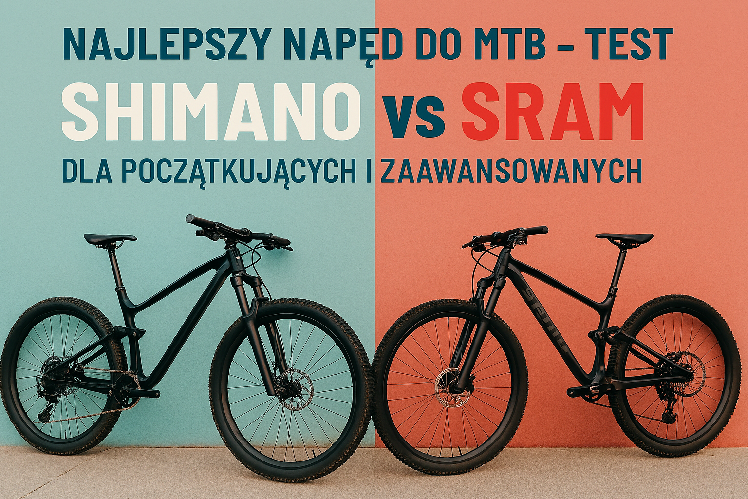 Najlepszy napęd do MTB – test Shimano vs SRAM dla początkujących i zaawansowanych