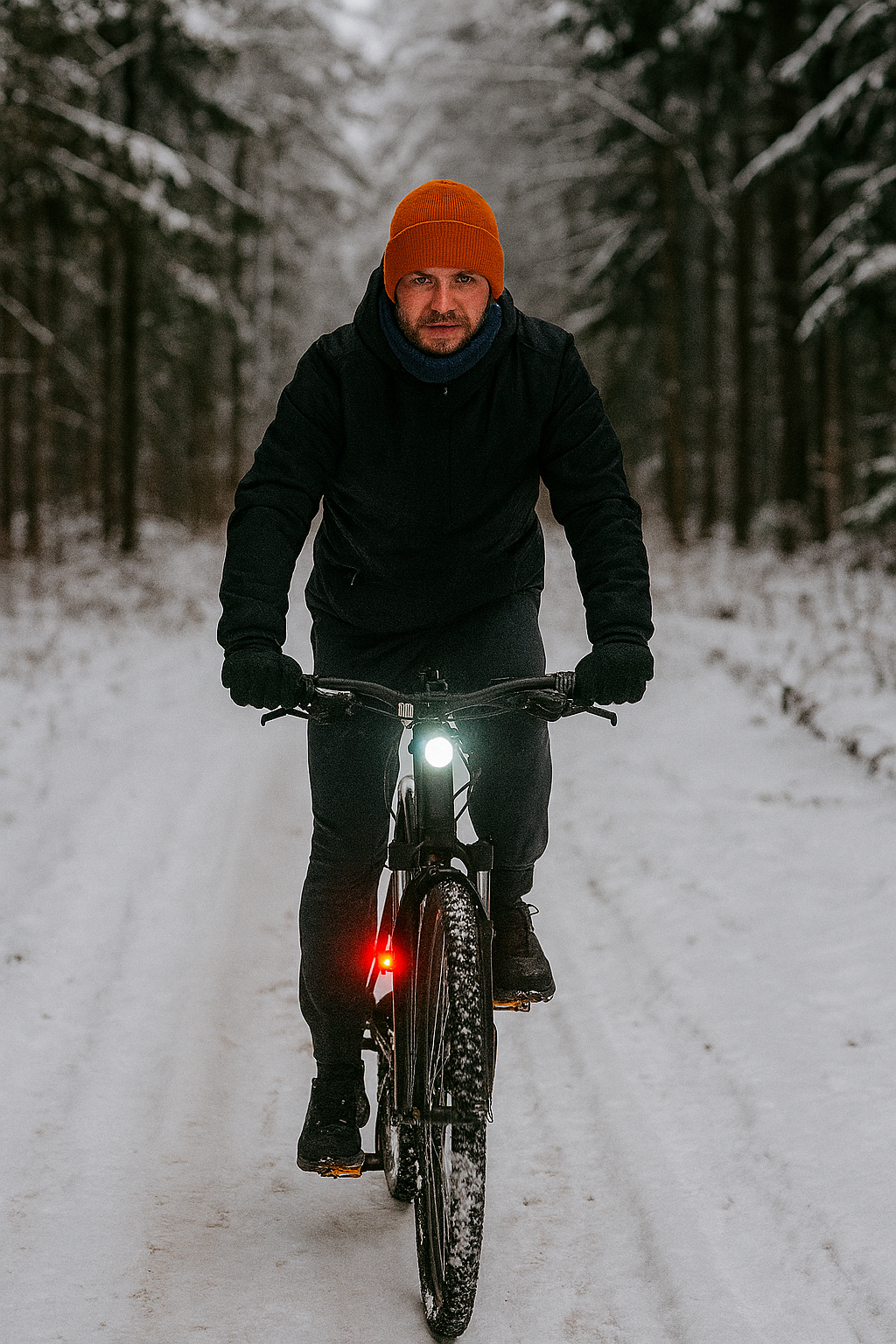 Jak przygotować rower do jazdy zimą? Opony, napęd, oświetlenie.